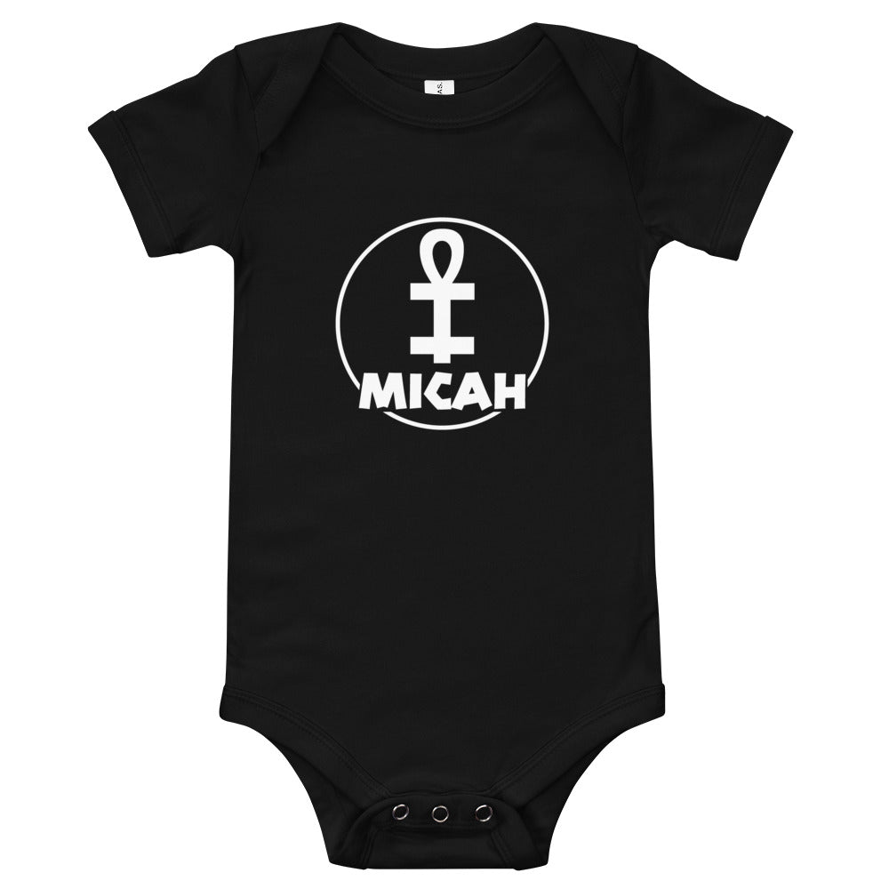 Black IX "Micah" Baby Bodysuit