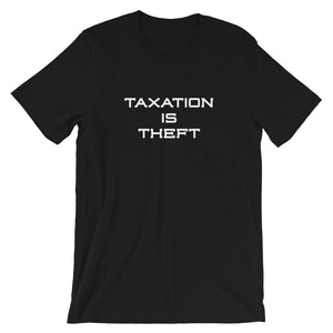 Black IX "Taxation Is Theft" T-Shirt