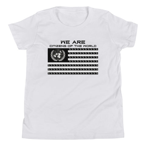White "Citizens of the World" YOUTH T-Shirt