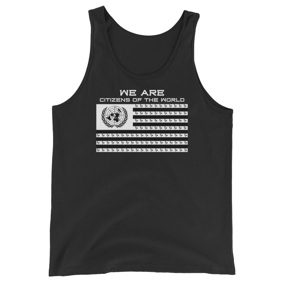 Black "Citizens of the World" Tank Top