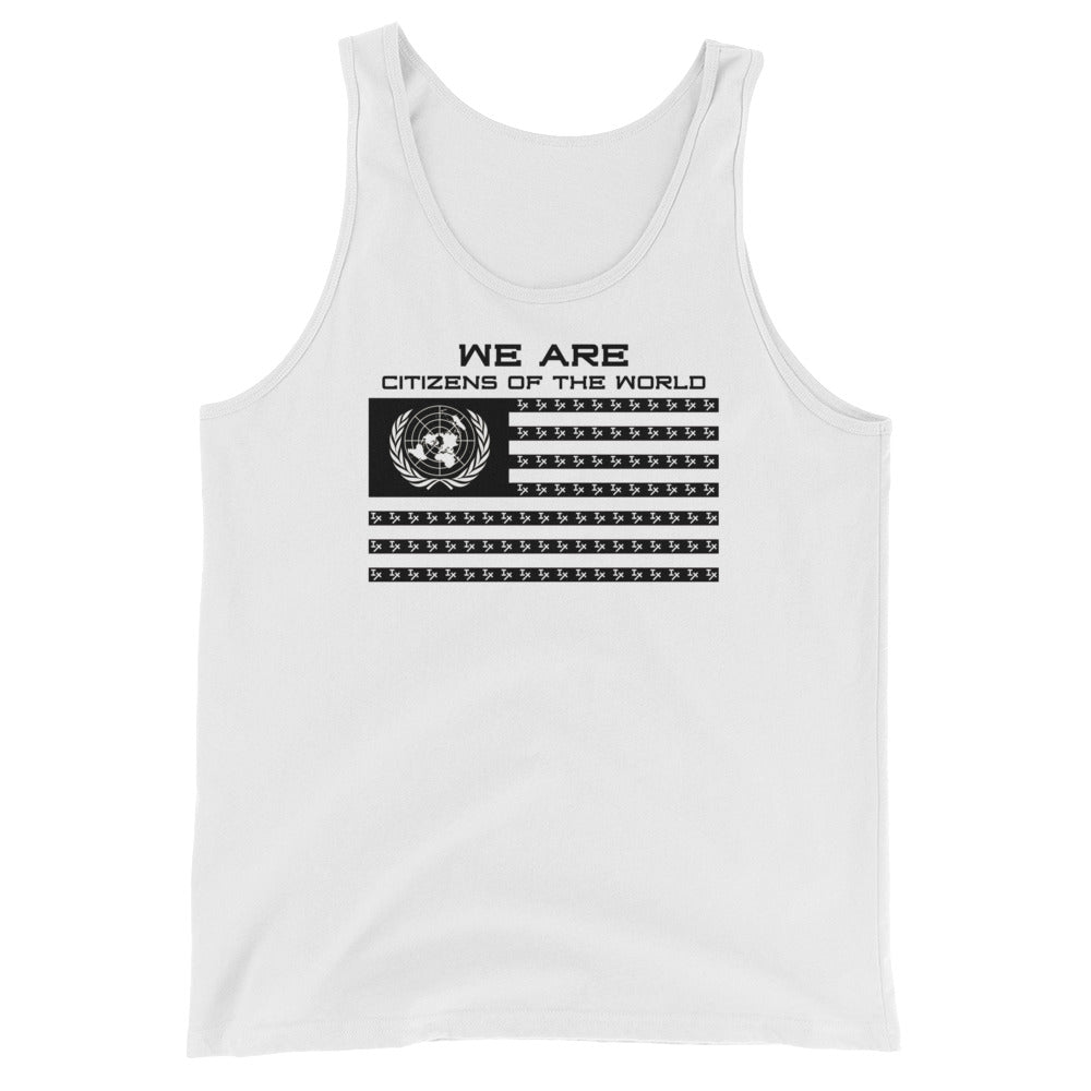 White "Citizens of the World" Tank Top