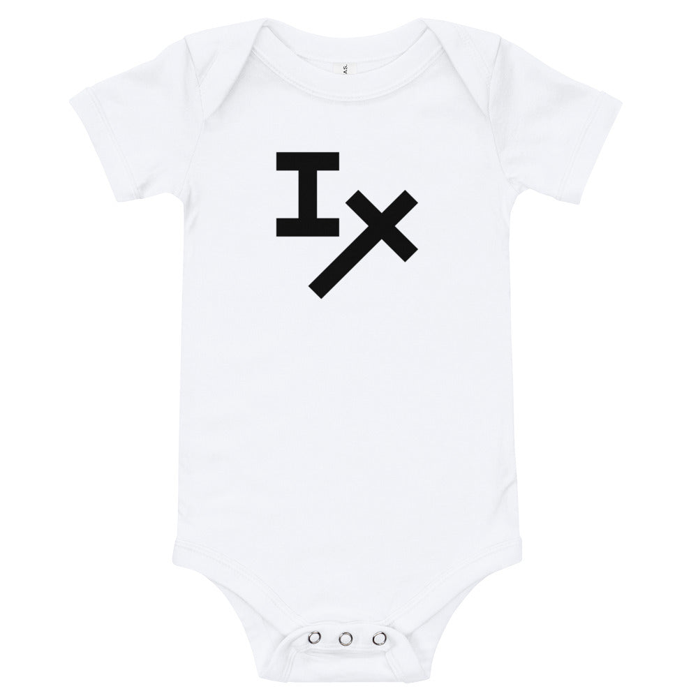 White IX Baby Bodysuit